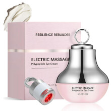 Electric Eye Massager with Vibration and Red Light Therapy, Polypeptide Anti Aging Eye Cream 1PCS