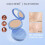 Face Powder Pressed Compact, Oil Control Brightening, Full Coverage Long Lasting, 6 Shades 3