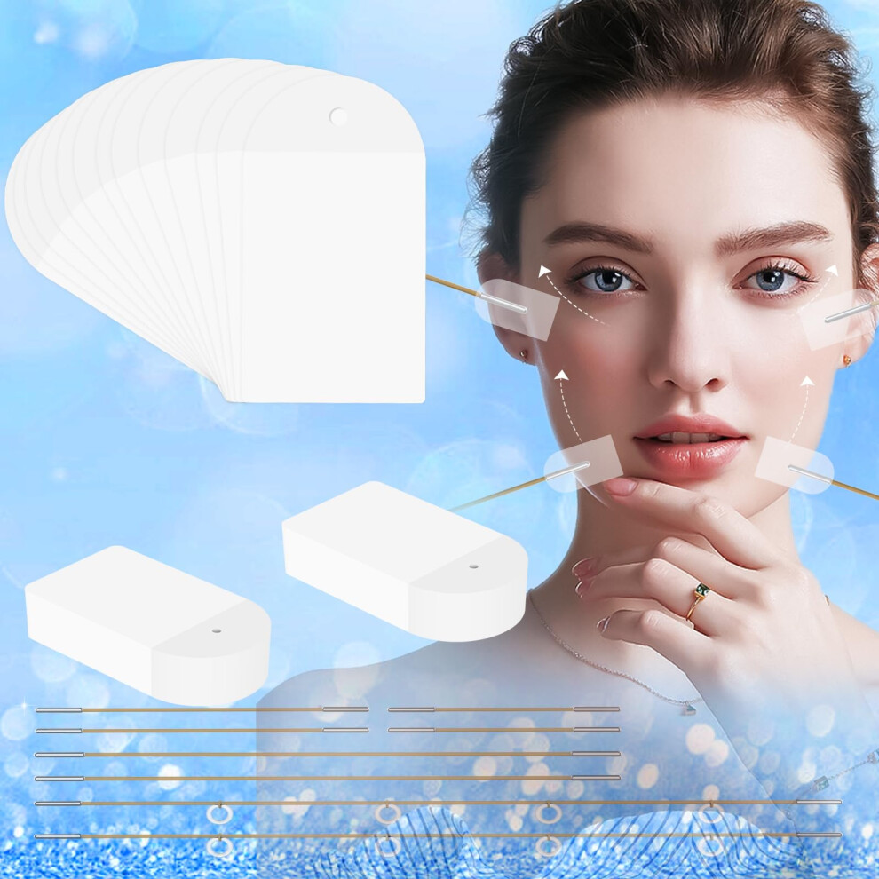 Face Lift Tape Invisible 20Pcs with 8 Strings for Instant VShape Lifting Sagging Skin Waterproof