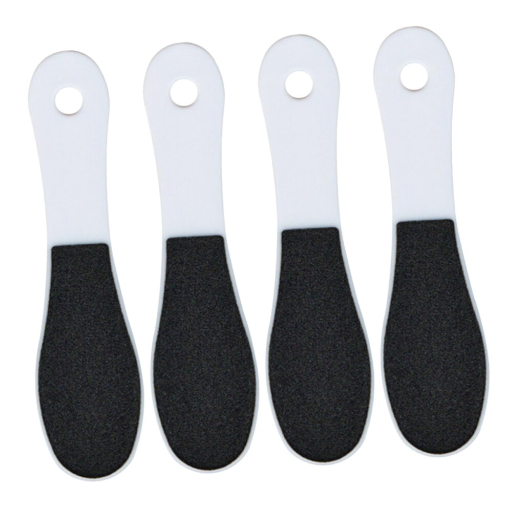 4pcs DoubleSided Foot File Callus Remover Pedicure Tool with Ergonomic Grip for Dead Skin