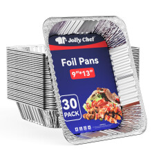9x13 Aluminum Foil Pans 30 Pack Heavy Duty Disposable Baking Pans for Roasting, Catering, Parties