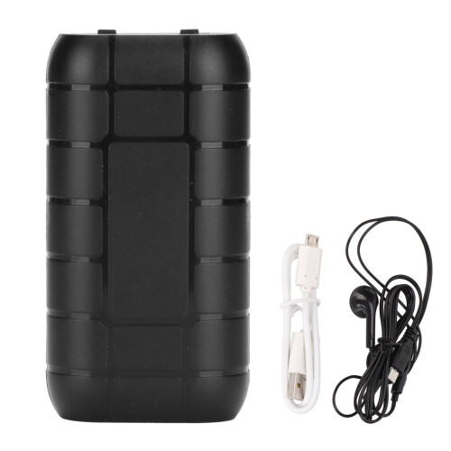 Multi-Functional Audio Device Voice Activated Solar Charging HD Recording Magnetic Mount Smart Memory Reading Built-In Battery OTG Android Support