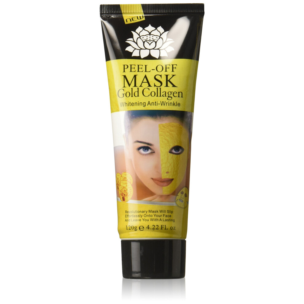 Gold Peel Off Face Mask With 24K And Charcoal For Deep Pore Cleansing And Blackhead Removal