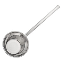 Stainless Steel Water Ladle with Ergonomic Long Handle, Large Capacity Scoop for Kitchen and Garden