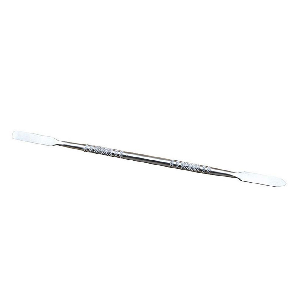 Nail Art Spatula Stainless Steel DoubleEnded Pusher for Gel Mixing and Precise Detailing