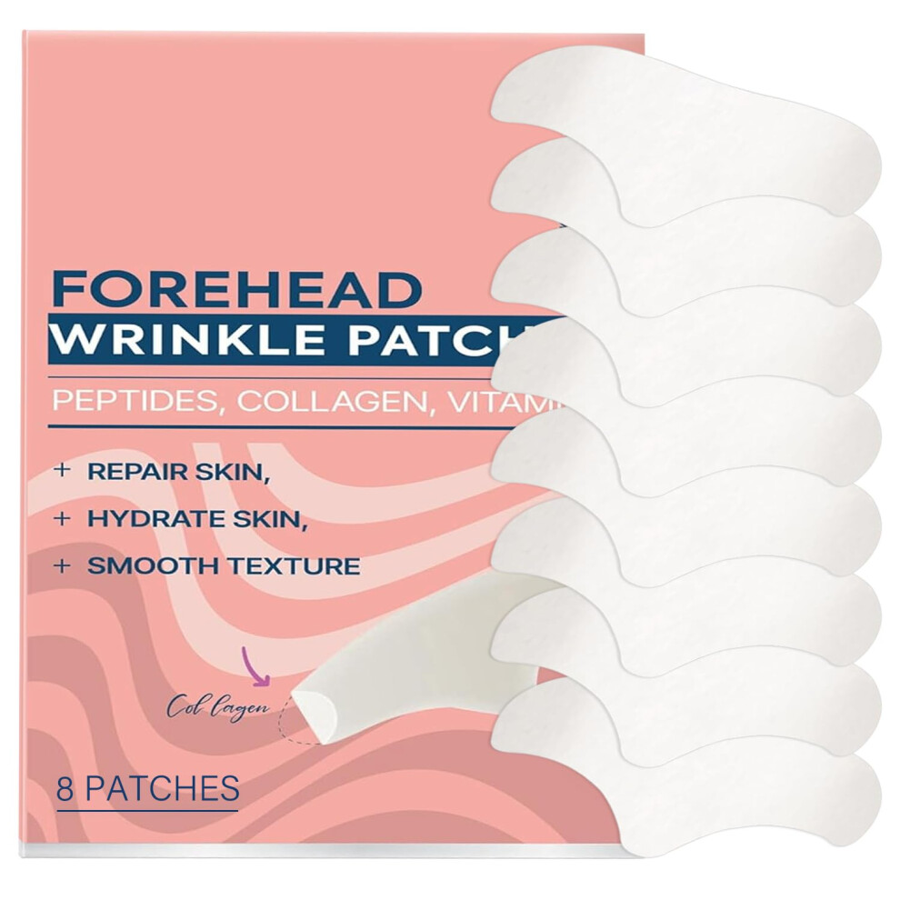 Forehead Wrinkle Patches with Peptides for Overnight Wrinkle Reduction and Frown Lines â 15 PCS