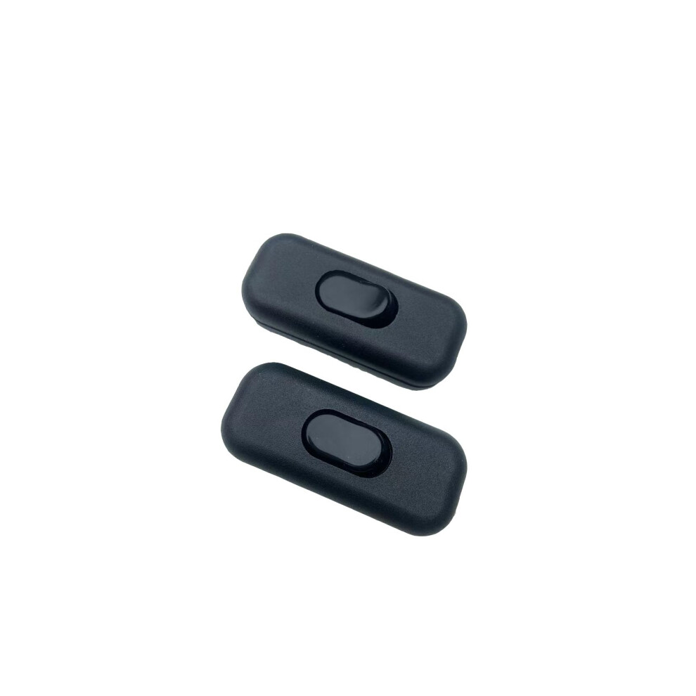 Inline Cord Switch 2Pack Dpst Onoff For Table Lamp Led Lights Wide Voltage Durable Black 9455672963879