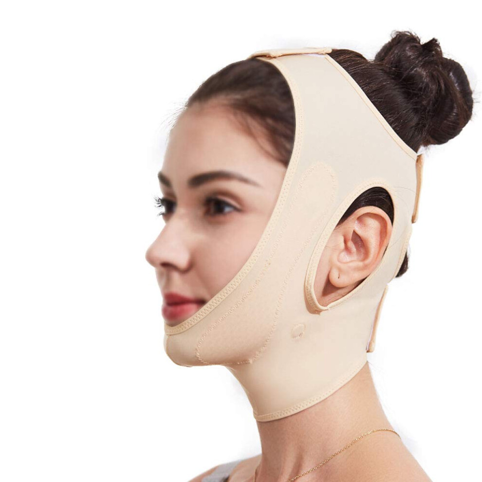 V Line Face Lift Mask Double Chin Reducer Facial Slimming Belt AntiWrinkle Chin Strap Skin Tone