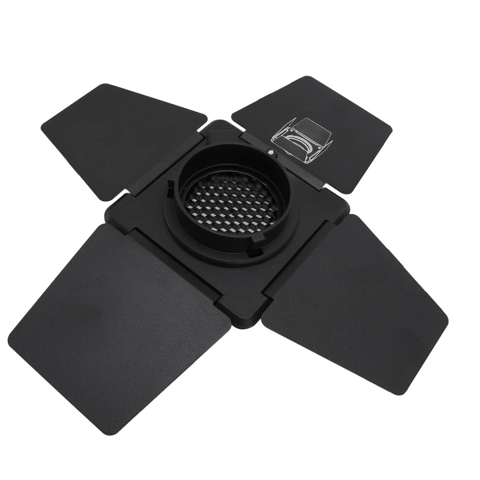 Barndoor With Honeycomb Grid Filters For Bowens Mount Video 4 Colors Light 6901383450199
