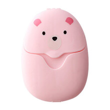 50Pcs Disposable Soap Paper Quick Dissolve Travel Soap Sheets with Compact Waterproof Case