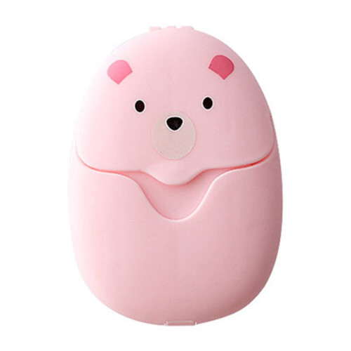 50Pcs Disposable Soap Paper Quick Dissolve Travel Soap Sheets with Compact Waterproof Case