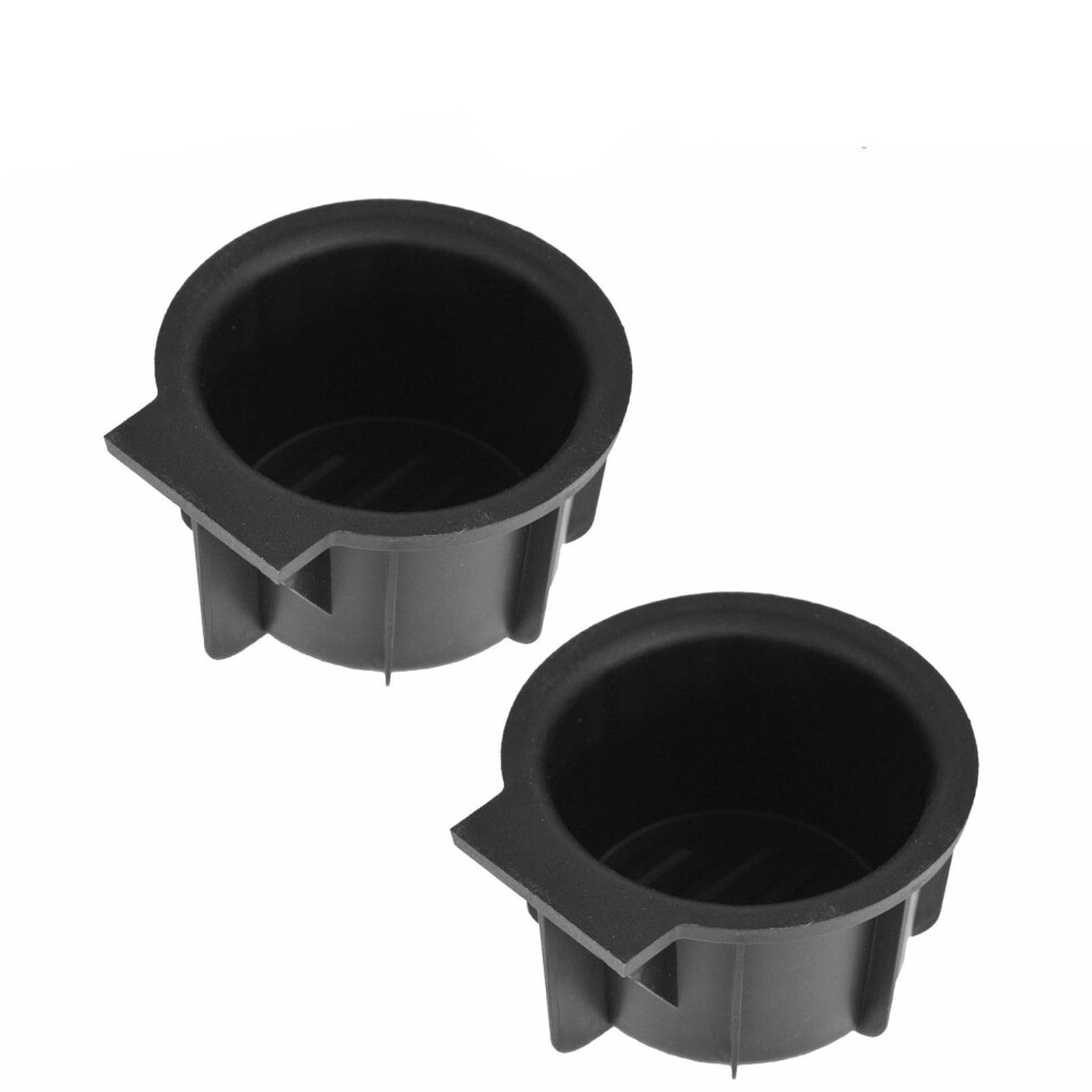Cup Holder Pair For Ford F150 20092014 Center Console Exact Fit Oem Style Durable Finish Black 9070919040559