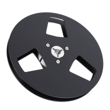 5 Zoll Aluminiumlegierung Leere Spule für 1/4 Zoll Band, Schwarz