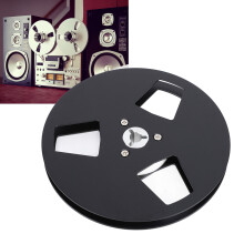 5 Zoll Aluminiumlegierung Spitzenrolle – Schwarz, 3 Löcher für 1/4 Zoll Rollen