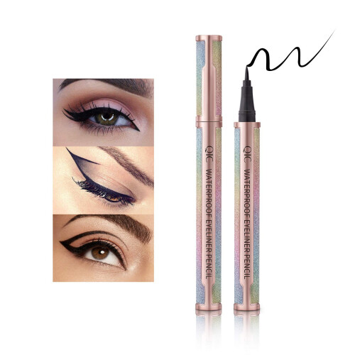 Waterproof Liquid Eyeliner Pen with Precision Micro Tip, Quick Dry Long Lasting Black 1