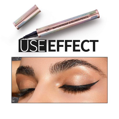 Waterproof Liquid Eyeliner Pen with Precision Micro Tip, Quick Dry Long Lasting Black 2