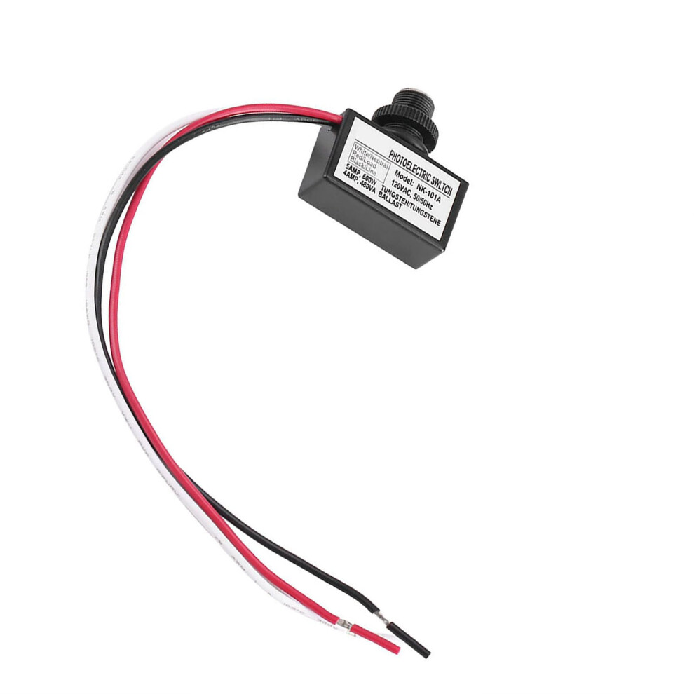 120V Outdoor Dusk To Dawn Light Sensor Switch, Weatherproof Photoelectric Control, Energy Saving 9455672964678