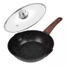8 Inch Nonstick Saucepan with Lid, Healthy German Coating Milk Pot for Soup and Cooking