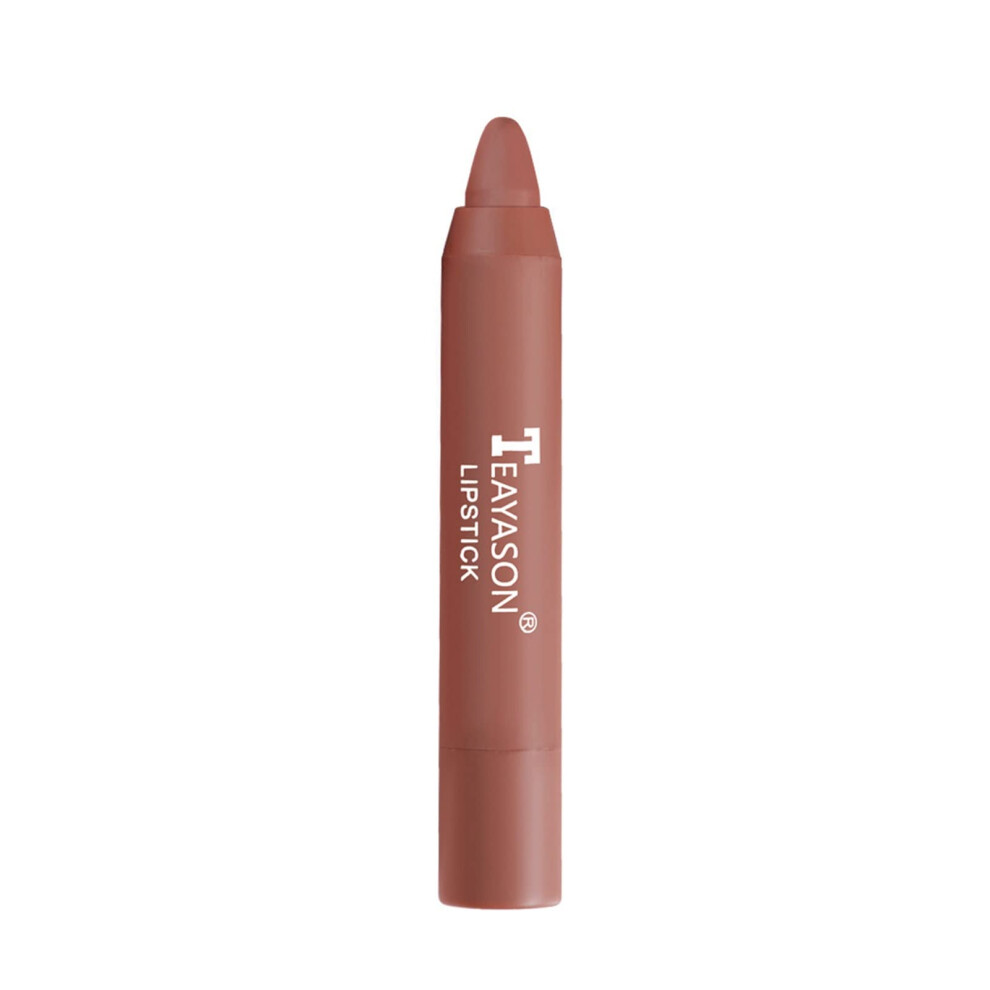 12 Colors Velvet Smooth Lipstick Crayon, Long Lasting Waterproof Matte Lip Color
