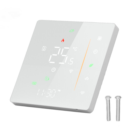 Programmable Smart Thermostat Energy Saving Mode LCD Touch Control WiFi Enabled Multi Functional Display High Accuracy Climate Control System Smart