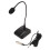 Professional Gooseneck Mic Durable Design Plug-and-Play Flexible Design Visual Feedback Adjustable Gooseneck Unidirectional Cardioid Pattern for 1