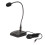 Professional Gooseneck Mic Durable Design Plug-and-Play Flexible Design Visual Feedback Adjustable Gooseneck Unidirectional Cardioid Pattern for 2