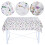 Rectangular Table Cloth Cotton Linen Winter Style Snowflake Deer Pattern Decorative Dining Cover Durable Odorless Eco Print Fade Resistant Machine 6