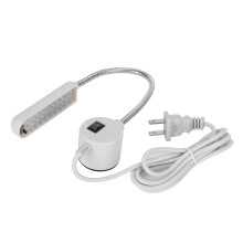 Naaimachinelamp met LED-verlichting, flexibele zwanenhals, heldere verlichting, magnetische voet, energiebesparend, blijft koel, breed
