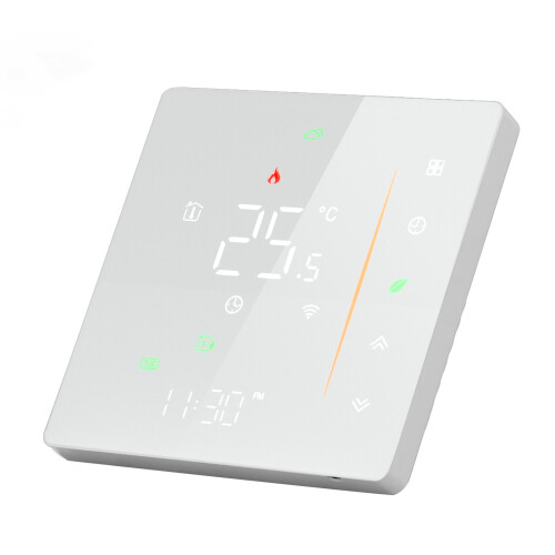 Programmable Smart Thermostat Energy Saving Mode LCD Touch Control WiFi Enabled Multi Functional Display High Accuracy Climate Control System Smart 1