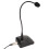 Professional Gooseneck Mic Durable Design Plug-and-Play Flexible Design Visual Feedback Adjustable Gooseneck Unidirectional Cardioid Pattern for 6