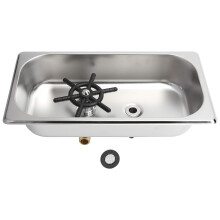 Jarra de acero inoxidable con bandeja de goteo, enjuagador de vasos, enjuagador automático de vasos y tazas, lavado a alta presión, ahorro de agua,