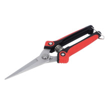 Safe Locking Mechanism Garden Pruning Shears With Stainless Steel Blades Sharp Gardening Tools Featuring Ergonomic Design Non Slip Handle Spring