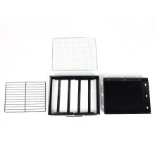 Outdoor Cooking Portable Folding Barbecue Grill Lightweight Charcoal Grill Stainless Steel Air Ventilation Design Easy To Assemble Detachable Grill