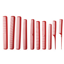 Heat Resistant Stylist Comb with Gradually Decreasing Pitch and Pointed Tail for Versatile Cutting Techniques, Made from High-Quality ABS Material