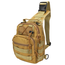 Adjustable Shoulder Strap Tactical Sling Bag Military Rover Shoulder Pack Crossbody Chest Backpack EDC Molle Assault Range Water Resistant600D Nylon