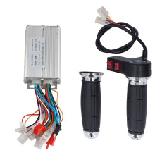 Electric Bicycle Controller Upgrade, Dual Mode Brushless36V48V500W Motor Controller with Full Function Handle Rubber Grip LCD Display Universal
