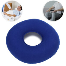 Round Thickening Inflatable Anti-Bedsore Cushion for Elder Bedridden, Dark Blue