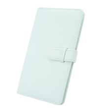 High Transparency Photo Album For Instant Camera Leather Cover Clear Pages Acid Free Pages Dust Water Protection Side Insert Design Multiple Uses