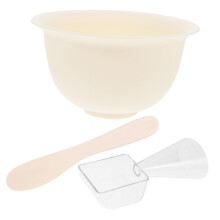 Silicone Facial Mask Mixing Bowl with Applicator for Skincare and Hair Treatments, Easy Clean