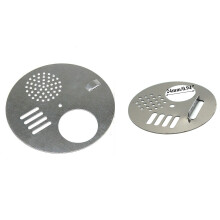 10 Pcs Metal Beehive Entrance Reducer and Ventilation Discs, Adjustable Hive Control, 6.8cm 12.5cm