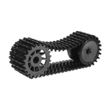 RC Tank Tracks with Drive Wheels, Durable Crawler Track Kit for Enhanced Stability and Realistic Look