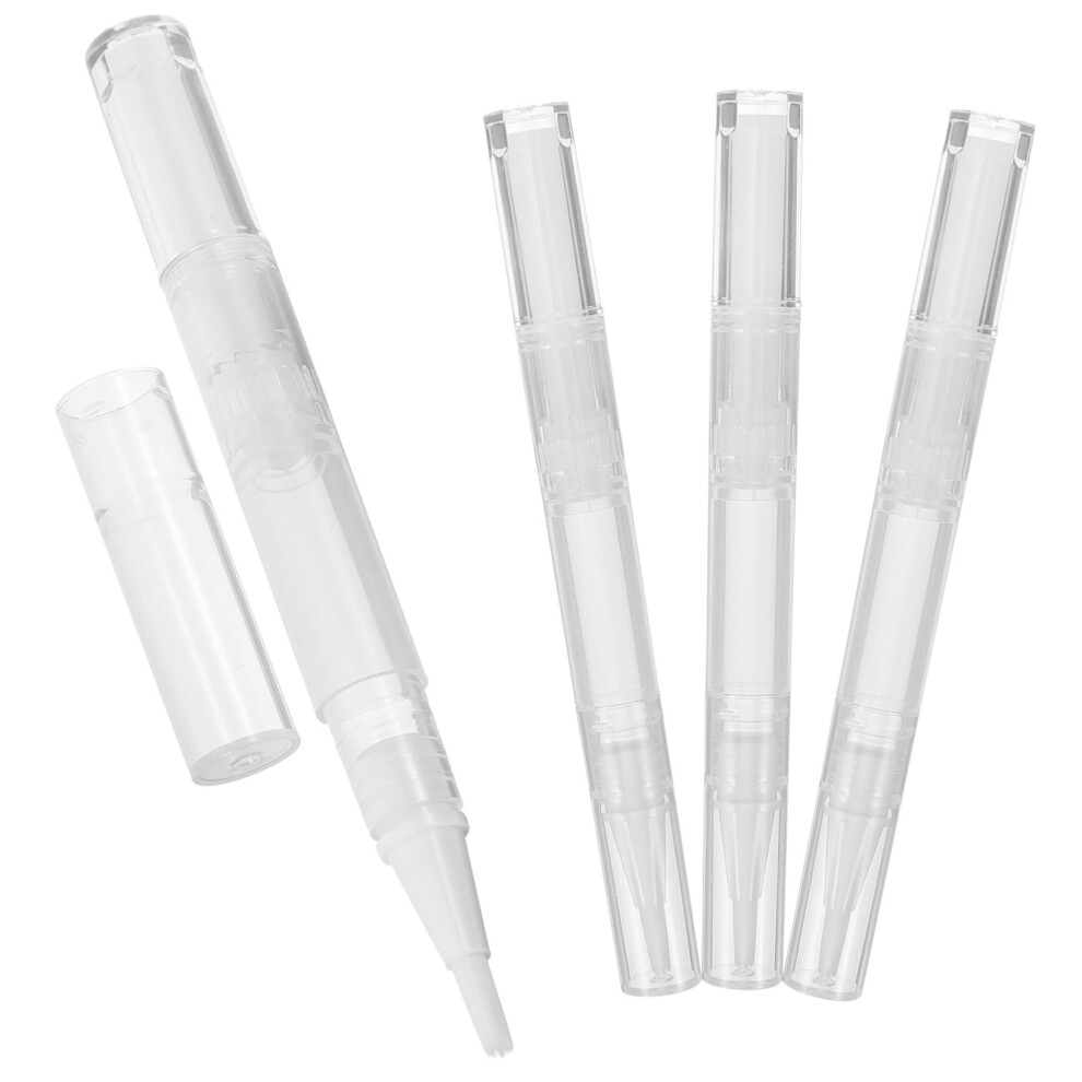 MERRYHAPY 4pcs Refillable Cuticle Oil Pen with Precise Brush Applicator for Nail Care Travel