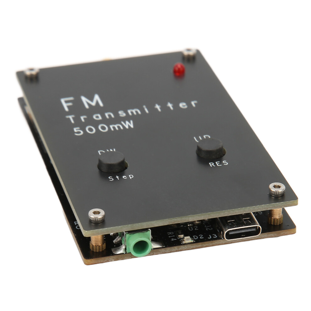 Fm Stereo Transmitter 2000M 500Mw Rc Fmnd Aluminum Alloy 88Â108Mhz 7891388742292
