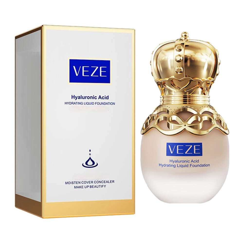 Hyaluronic Acid Hydrating Liquid Foundation Concealer with Deep Hydration and Buildable Coverage 30g