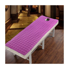 Massage Table Topper with Face Cradle Cutout, Thick Spa Bed Cushion 70x180cm for Salon and Therapy