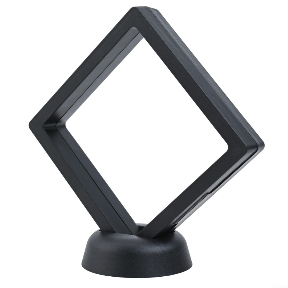 Black 3D Floating Coin Display Frame With Clear Multiangle View For Medals And Collectibles 9070919013515