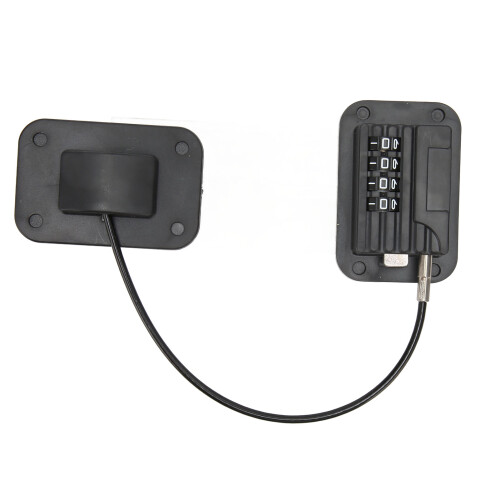 Refrigerator Lock with Combination Keyless Secure Plastic Stainless Steel 29x6.8x1.8cm 2