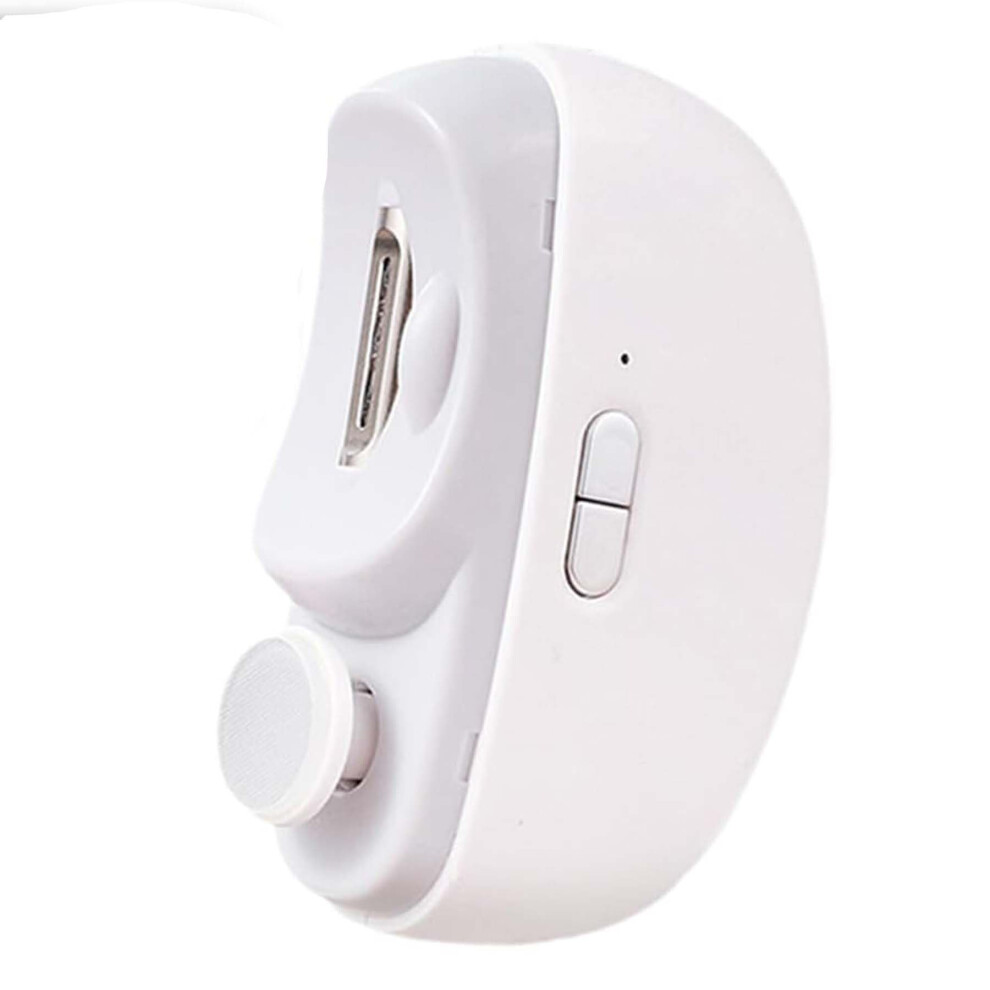 Electric Nail Clippers for Seniors with OneButton Trimming, Safe Gentle Grooming, Smooth Finish