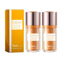 5D Peptide Anti Wrinkle Eye Cream for Dark Circles and Puffiness, Hydrating Firming Gel 2pcs