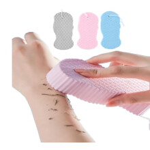 Exfoliating Sponge Set of 3 Soft Natural Loofah Bath Shower Sponges for Gentle Daily Body Care